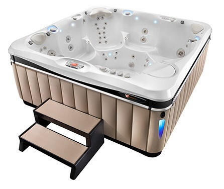 The Caldera Utopia models feature the best luxury hot tub massage jets