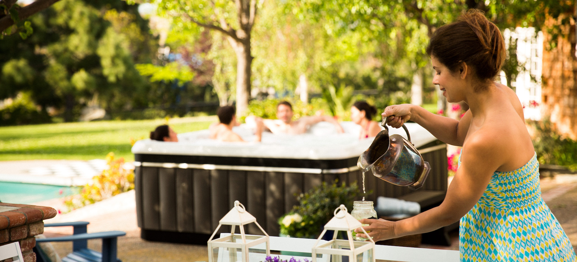 How CoolZone™ Can Help You Find the Best Summer Hot Tub Temperature
