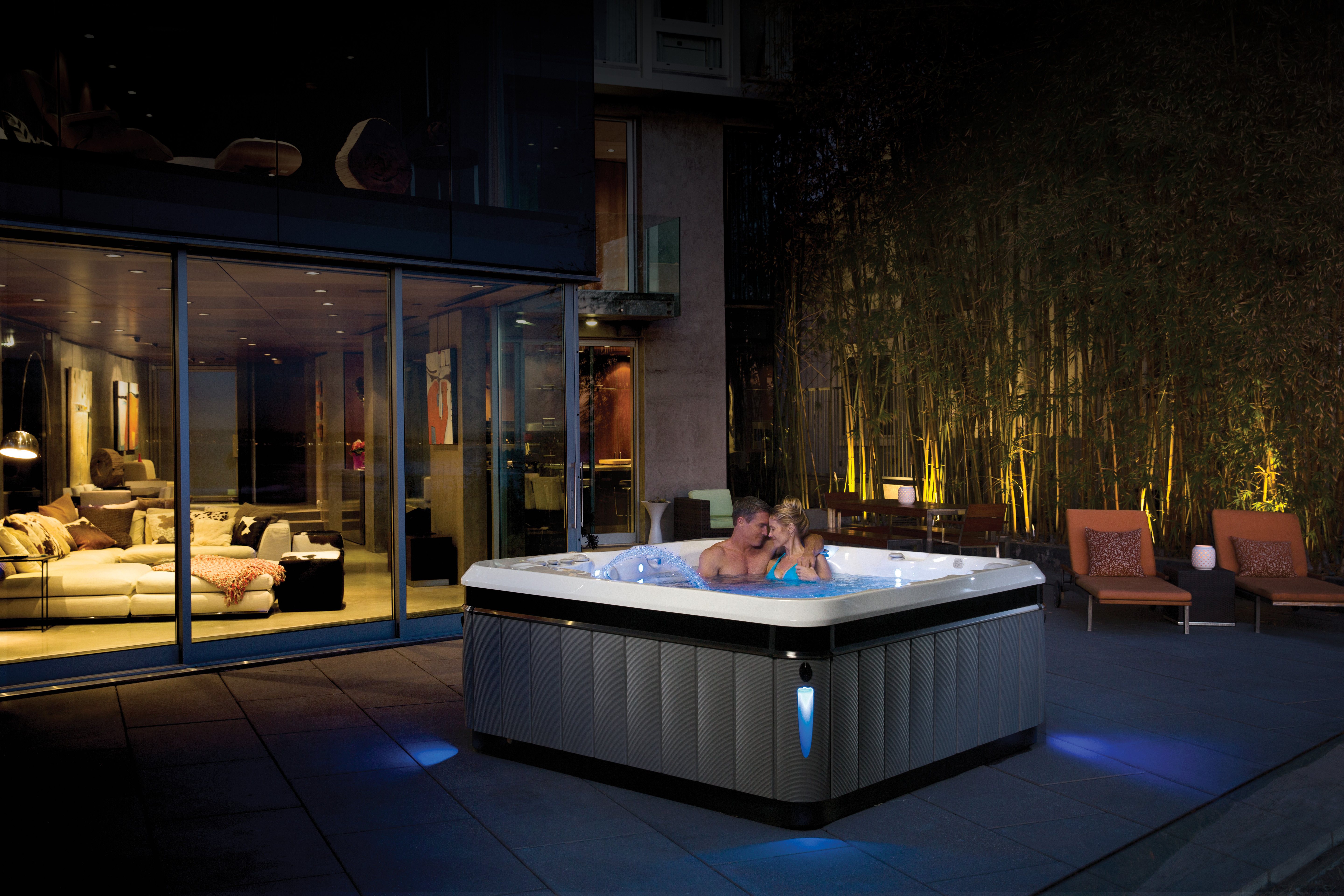High-tech, smart hot tubs are energy efficient.