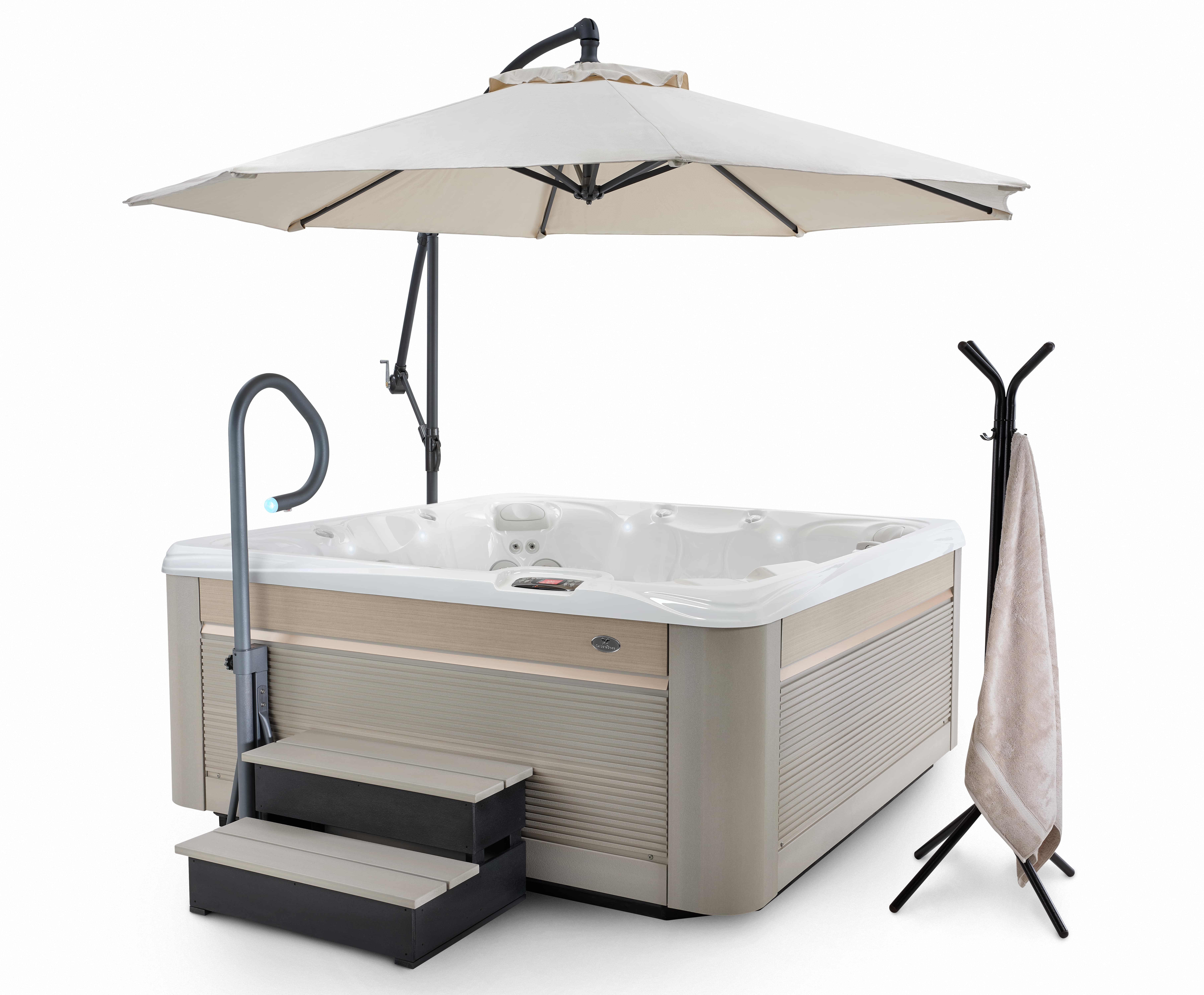 Expect contemporary new cabinet designs for Caldera® Spas 2019.