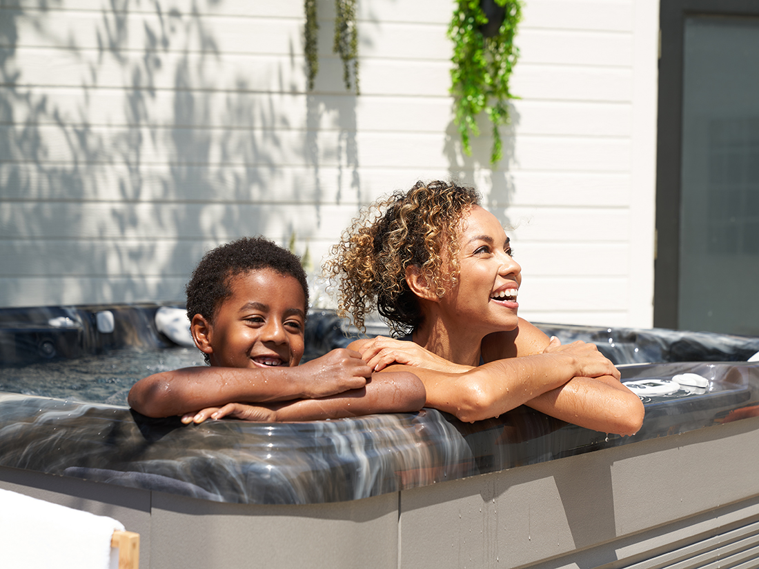 Your home spa is a great opportunity for socializing and enjoying quality time with your family.