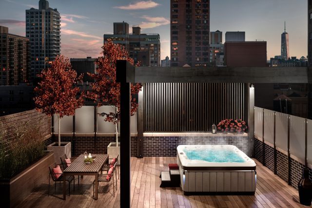 Skylines and City living in your Caldera Hot Tub