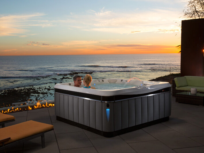 Practice mindfulness in your hot tub for a home spa experience